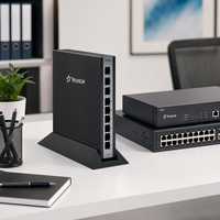 Gateway VoIP Yeastar TA800 con 8 Puertos FXS, Procesador TI de Alto Rendimiento, Llamadas Simultáneas, Control de Llamadas SIP, Uso en Oficina