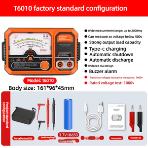 Megóhmetro Analógico NJTY Sin Manivela 100V 500V 1000V - Product Image 5