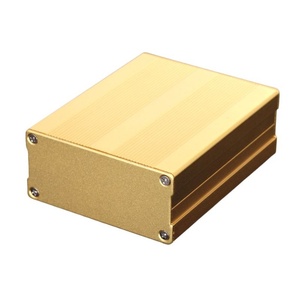 Carcasa de Aluminio Anodizado Negro para Tarjeta PCB, Carcasa de Aleación de Aluminio para Amplificador HiFi DIY - Product Image 1