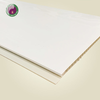 Panneau de plafond en PVC imperméable pour salle de bain, installation facile, décoration de chambre à coucher, panneau de plafond en PVC blanc