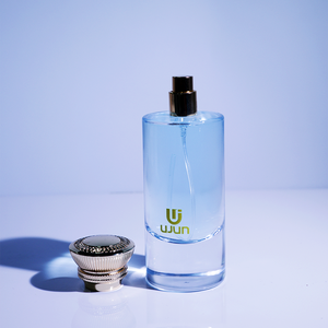 Botella de perfume de vidrio de cilindro de lujo 50ml 100mL 200ml vacía con rociador de bomba de tapa de bola y sellado de fragancia - Product Image 2