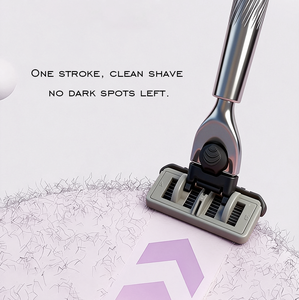 Maquinilla de Afeitar de Acero Inoxidable con Sistema de Triple Cuchilla y Cabezal Giratorio <span class=keywords><strong>para</strong></span> un Afeitado Suave y Delicado - Product Image 4