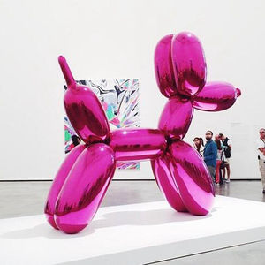 Custom Popular Craft Jeff <span class=keywords><strong>Koons</strong></span> Globo <span class=keywords><strong>Perro</strong></span> Resina Escultura Adornos Decoración Moderna Estatua - Product Image 1