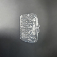 Emballage personnalisé pour appâts de pêche, emballage en blister transparent, boîte en plastique transparente à charnière pour leurres de pêche