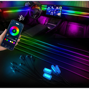 <b>Car</b> <b>interior</b> ambient lighting modification: LED flowing light strips, colorful Bluetooth <b>car</b> ambient lighting - Product Image 4