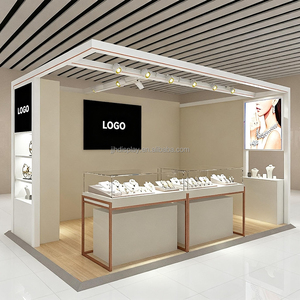 豪华木制珠宝展示珠宝店柜台设计珠宝店家具和零售装饰陈列柜 - Product Image 4