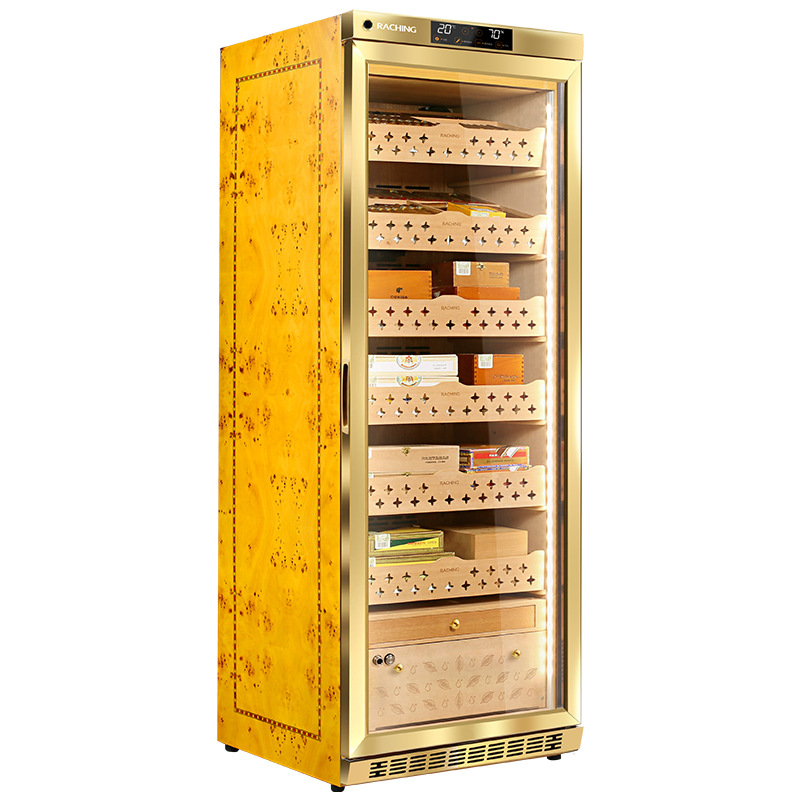 Estantes de madera de cedro español dorado + red de amoníaco
