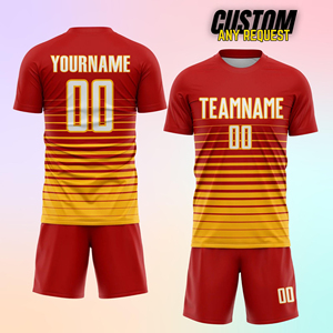 เสื้อฟุตบอลสำหรับผู้ชายผู้หญิงและ B-F00เสื้อฟุตบอลชุดเล่นฟุตบอลแบบระเหิดพิมพ์โลโก้ได้ตามต้องการ - Product Image 3