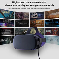 Cable USB3.2 VR Link, Cable USB a USB C para Meta Quest 2/1, Pico 4, Steam VR, PC para Juegos, Transferencia de Datos de Alta Velocidad para Dispositivos VR