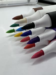 Vendita calda 48 colori arte acrilico pennarello Set opere su rocce legno tessuto pittura Graffiti disegno colorato pennarello Set - Product Image 4