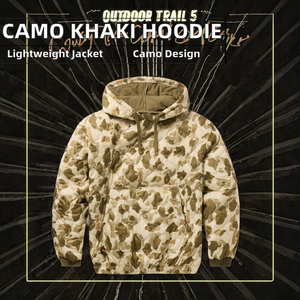 2026 Custom Khaki Solid Winter Eco-Friendly <b>100</b>% <b>Nylon</b> Oxford <b>Fabric</b> Loose Fit Men's Front Pocket Lightweight Windbreaker - Product Image 2