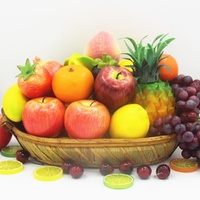 Faux artificiels simulés mini faux fruits décor arômes et légumes facteur pour la décoration d'affichage