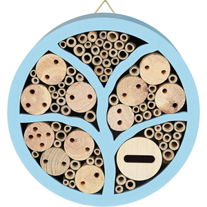 แมลงไม้ Hive Insect Lodge เป็นที่อยู่อาศัยไม้ไผ่แขวนกลางแจ้งสําหรับผึ้<span class=keywords><strong>ง</strong></span> ผีเสื้อ และแมล<span class=keywords><strong>ง</strong></span>แมลงสาบ - Product Image 5