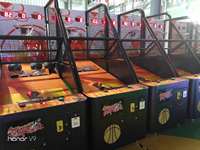 Machine de jeu d'arcade d'intérieur à monnayeur économique, avec jeux de basketball de rue électrique et de boxe