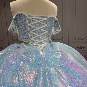 ชุดเดรสงาน Quinceanera รุ่น Lsmu175 ประดับประกายวิบวับ ชุดเดรสวันเกิดอายุ 15 ปี แฟชั่นงาน Quinceanera ชุดราตรีงาน Sweet 16 สไตล์เจ้าหญิง Jancember - Product Image 3