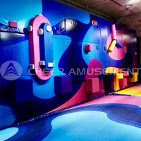 Parc d'aventure intérieur Ninja Sports Complex avec Bull Ride par Cheer Amusement