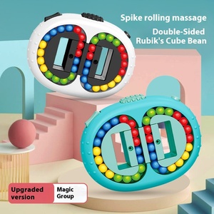 Hot-Bán Nâng Cấp Thần Tư Spinners Giáo Dục Giải Nén Nhân Tạo Đậu <span class=keywords><strong>Cube</strong></span> Bánh Hamburger Ma Thuật Bóng Đĩa Đồ Chơi Làm Bằng Nhựa - Product Image 2