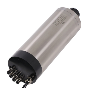 Moteur de broche HQD haute vitesse 7,5 kW 24 000 tr/min 800 Hz 380 V ER25 à refroidissement par eau pour polissage GDK100-24Z/7.5 - Product Image 2