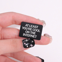 Pin de Esmalte 'Estoy Bien, Solo Cálmate' - Broche Metálico Divertido, Insignia para Solapa, Joyería, Accesorios para Mochila, Venta al Por Mayor