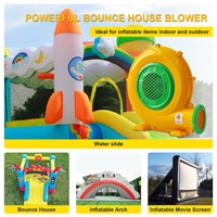Souffleur de bingo électrique de haute qualité 480W AC à pression moyenne, en plastique résistant aux chutes, gonflable pour les jeux de bingo