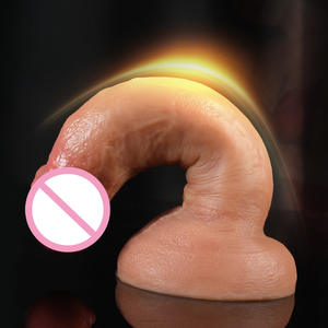 Consolador manual, herramienta sexual femenina, pene masculino, silicona líquida de doble capa, juguete sexual femenino - Product Image 2