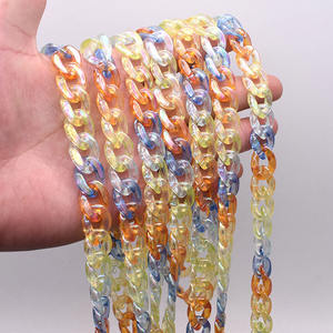 โซ่อะคริลิคแบบเปิดรูปวงรีบิดเกลียว ยาว 70 ซม. สำหรับทำกระเป๋า แว่นกันแดด และเครื่องประดับ - Product Image 5