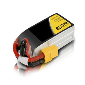 Batterie LiPo 850mAh 11.1V 75C 3S avec prise XT60 pour multirotor FPV 150 180 taille Quadcopter - Product Image 1