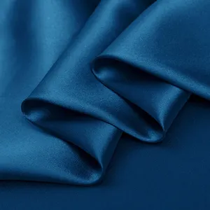 16MM Soie Charmeuse Tissu largeur 45 "No.78 couleur designer soie tissu pour robe de mariée