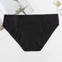 4 Couches Mesdames Soft Leakproof for Culotte Menstruelle Briefs 95% Cotton Everyday Use Plain Dyed Underwear for Menstrual for Peri