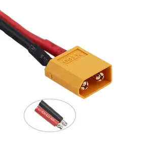 XT60H XT60H-F XT60H-M XT60-H Connector XT60 With Cap Cover XT60 Male Connector Silicone Wire Cable for RC Lipo