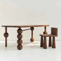 Table et meubles en bois massif de Style nordique ensemble livre minimaliste moderne marque créative pour l'entrée à la maison ou l'utilisation de l'entrepôt