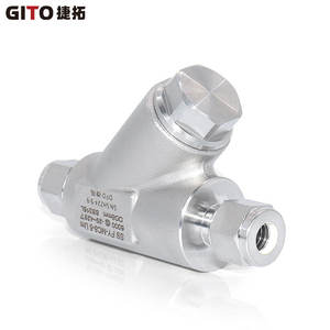 Filtre de compression gaz-liquide en acier inoxydable GITO 316 avec élément filtrant sinterisé et boîtier en PP – Composants essentiels - Product Image 1