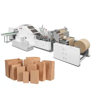 Product V-bottom Hand Holding Paper Bag Making Machine with Flexo Printing Machine Cement Bag Kraft Paper Bag Machinery Paper