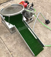 Équipement automatique populaire de concentrateur d'or de boîte d'écluse de tapis d'extraction d'or pour la récupération fine de minerai d'or