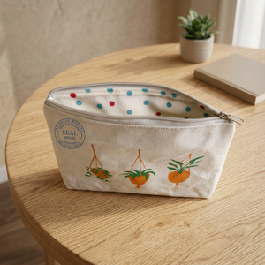 Nuevo Bolso Clutch de Lona para Mujer, Organizador de Maquillaje Económico para Uso Diario, Cierre de Cremallera, Estuche Cosmético Moderno de Alta Calidad - Product Image 3