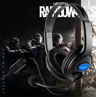 Casque de jeu filaire 3.5MM avec microphone micro stéréo souper basse écouteurs de jeu pour ordinateur Sony PS4 PS5 XBOX ONE