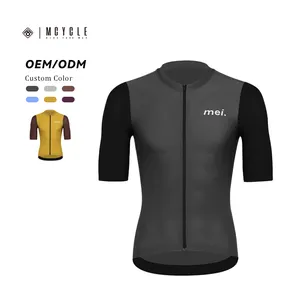 Mcycle Men's Professional Cycling Clothing Pre-dyed Stitching Color Bicycle Shirts Custom Short Sleeves Cycling Jerseys