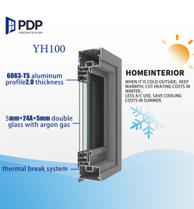 PDP Triple Vitrage Fenêtres <span class=keywords><strong>Ventilation</strong></span> Top Hung Fenêtre Manivelle pour Villa Maison - Product Image 4