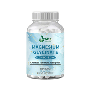 OEM Natural Magnesium Glycinate Capsules for Adult Sleep Support Muscle Relaxation and Nerve Calm Contains Chelated Magnesium - Product Image 1