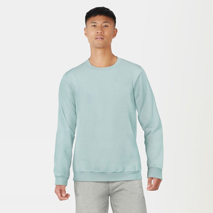เสื้อสเวตเตอร์คอกลมผู้ชาย แขนยาว ทรงปกติ สีพื้น สไตล์ลำลองสำหรับฤดูใบไม้ร่วง - Product Image 1
