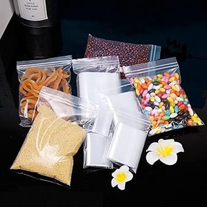 Bolsas con Cierre Hermético 8 x 10 Pulgadas, Transparentes, Resistentes, de Polietileno de 4 Mil, con Doble Cierre, para Almacenamiento de Alimentos, Uso en la Cocina, Paquete de 1000 Unidades - Product Image 6