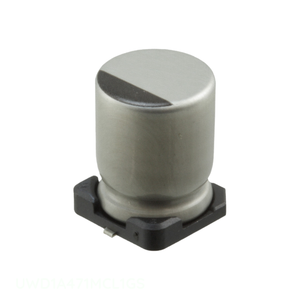 Condensateur original UWD1A471MCL1GS CAP ALUM 470UF 20% 10V SMD à montage en surface 470 uF - Product Image 1