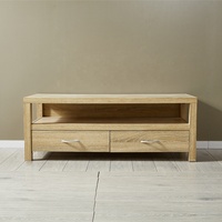 Huan — Table basse en bois rustique, certifié FSC, sortie d'usine, rangement, Table basse, salon