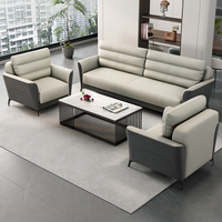 Mobilier de bureau moderne luxueux Mobilier commercial Canapé de direction Mobilier de bureau Ensemble de canapés de bureau moderne