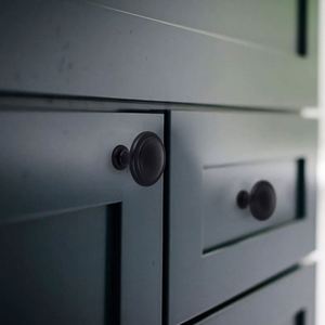 WEKIS Unique Design Furniture Hardware Black Cabinet <b>Pulls</b> Handles Kitchen Cupboard Wardrobe Knobs Zinc Alloy Cabinet Handles - Product Image 5
