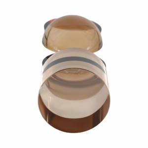 Modern <b>Stacked</b> Glass Sphere Sculpture Crystal Decorative Object For Living Room Bathroom Office <b>Shelf</b> Accent - Product Image 6
