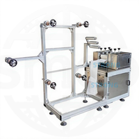 Machine semi-automatique de fabrication de tampons hygiéniques pour femmes, serviettes hygiéniques jetables à double ailette, équipement ultrasonique