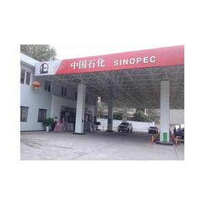 محطة بنزين من الفولاذ قابلة للتخصيص من yunjonep مظلة بتصميم عصري إطار مساحة سقف ضمان 5 + سنة خدمة التركيب في الموقع - Product Image 2