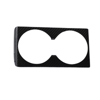 Pour Tesla nouveau modèle 3 Highland 2023 2024 intérieur en Fiber de carbone véritable Auto accessoires siège arrière porte-gobelet cadre couverture garniture