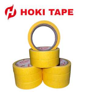 Hoki กระดาษกาวอะคริลิกกันน้ำอเนกประสงค์24มม. x 20หลาสำหรับติดฉลากป้องกันสินค้าทาสีชั่วคราว - Product Image 3